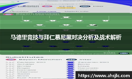 马德里竞技与拜仁慕尼黑对决分析及战术解析